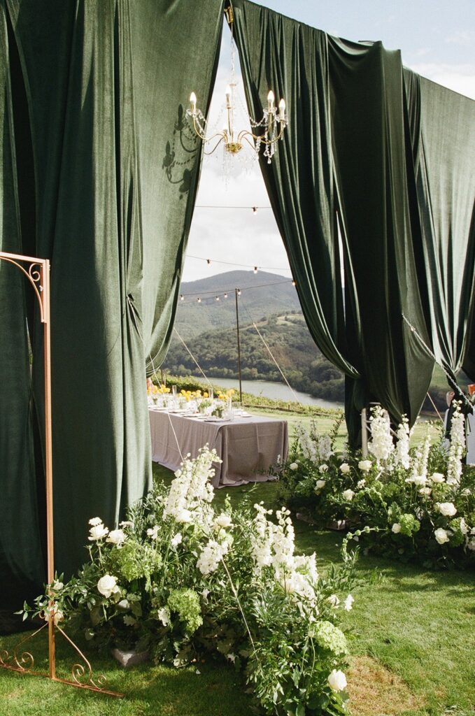 Wedding venue in San Sebastián overlooking the Basque coast, captured during a romantic destination wedding