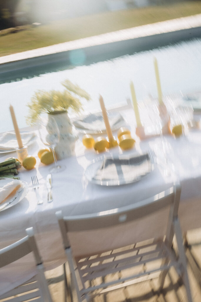 Wedding table decoration