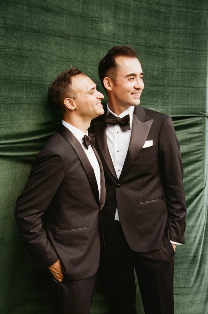 gay wedding couple photography captured on film by lucie muse 